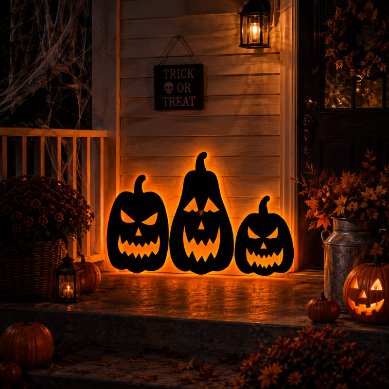 Jack-o'-Lantern Trio