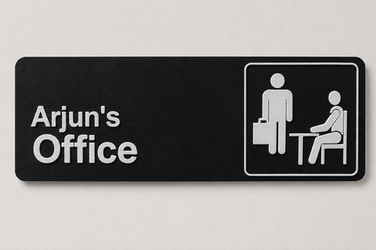 Customizable Nameplate