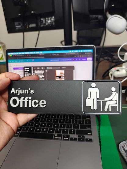 Customizable Nameplate